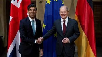 بريطانيا وألمانيا تتفقان على ضرورة دعم جهود الاستقرار في الشرق الأوسط وأوكرانيا