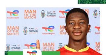 أجوبو كامارا أفضل لاعب فى مباراة غينيا ضد جامبيا بكأس الأمم الأفريقية