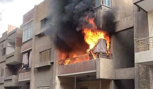 مصرع شخص وإصابة 2 آخرين بحريق شقة بمنطقة مسطرد فى شبرا الخيمة