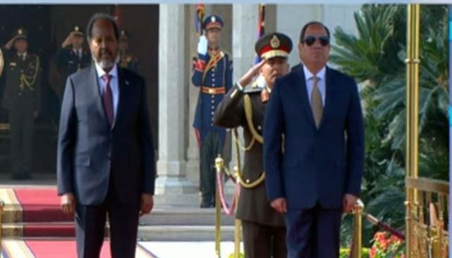بث مباشر.. الرئيس السيسي يستقبل نظيره الصومالي