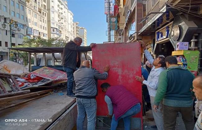 البحيرة .. مصادرة 5 مكبرات صوت ورفع 736 حالة إشغال طريق بنطاق 5 مراكز