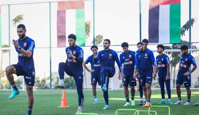 الأهلي يواصل تدريباته عصر اليوم بمعسكر الإمارات