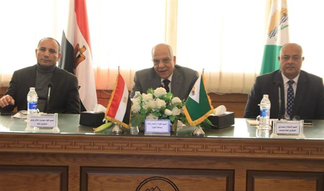 انتظام العمل بمشروع تحسين الرؤية البصرية للمحاور المؤدية للمتحف المصري الكبير