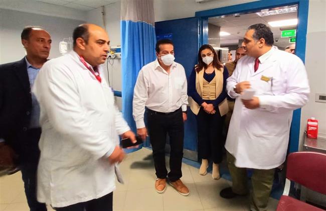 وزير الصحة ونائب محافظ البحيرة يتفقدان المعهد الطبي القومي بدمنهور ومستشفى الصدر