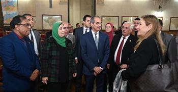 وزيرا الاتصالات والتضامن يبحثان رقمنة مقتنيات الجمعية الجغرافية المصرية وآليات  دعمها