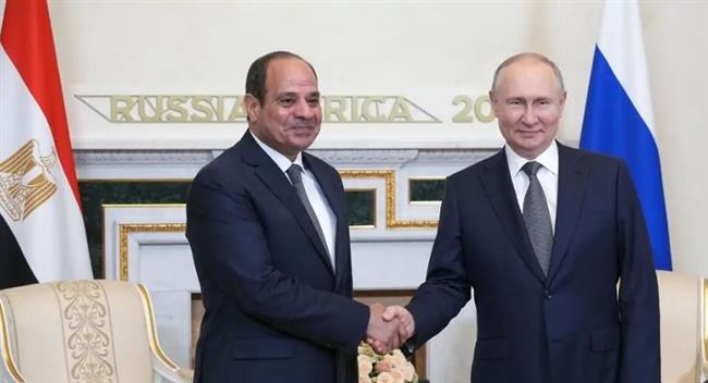 السيسي وبوتين يشهدان صب الخرسانة بقاعدة وحدة الكهرباء بمحطة الضبعة.. بث مباشر