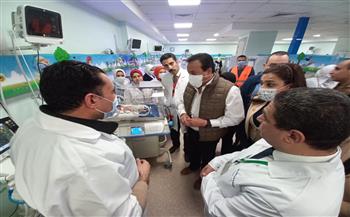   وزير الصحة ونائب محافظ البحيرة يتفقدا مستشفى إيتاي البارود