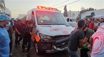 استشهاد وإصابة 5 في استهداف الاحتلال لمقر الهلال الأحمر الفلسطيني بخان يونس