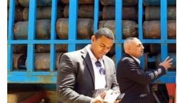 ضبط صاحب مستودع هرب أسطوانات غاز للسوق السوداء بحوش عيسي 