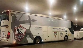 حافلة الزمالك تصل ستاد آل نهيان لمواجهة أم صلال القطري