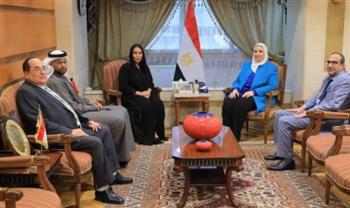   ​وزيرة التضامن الاجتماعي تستقبل سفيرة الإمارات بالقاهرة لتعزيز سبل التعاون