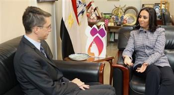 مايا مرسي تستقبل المدير الإقليمي للبنك الدولي فى الشرق الأوسط لبحث التعاون المشترك
