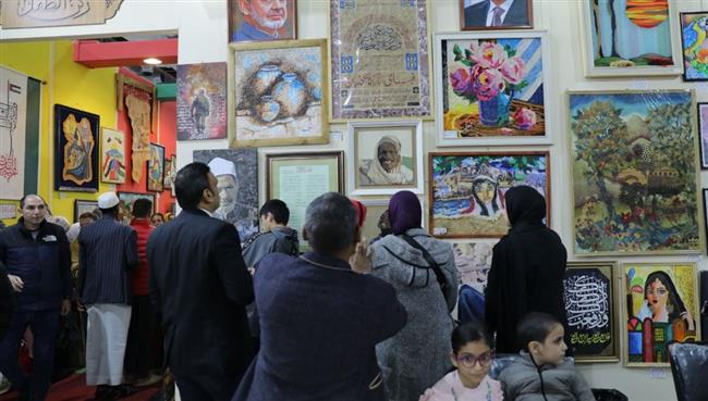 في أول أيام معرض القاهرة الدولي للكتاب.. إقبال كبير على جناح الأزهر بأركانه المتنوعة