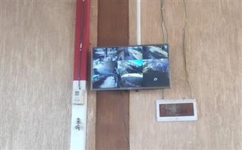   شاشات مراقبة ضمن خطة تطوير نظام الأمن بالمدينة الجامعية بـ جامعة جنوب الوادي 