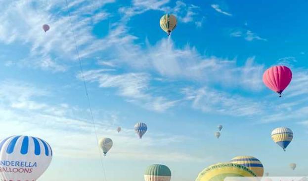 إلغاء 35 رحلة بالون طائر بالأقصر بسبب سوء الأحوال الجوية