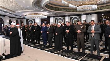 وزير الداخلية ووزير الأوقاف والمفتي ومحافظ القاهرة يؤدون صلاة الجمعة بمسجد الشرطة