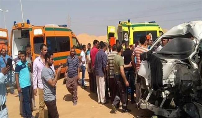 أهالي مغاغة يشيعون جثامين 3 سيدات توفّين في حادث سير