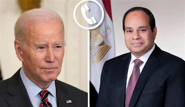 الرئيس عبد الفتاح السيسي يتلقى اتصالًا هاتفيًا من الرئيس الأمريكي "جو بايدن"