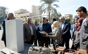 في جولة مفاجئة.. وزير الإنتاج الحربي يزور شركة أبو زعبل للكيماويات