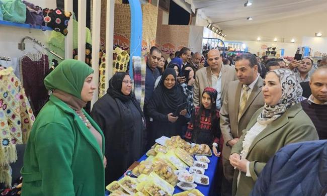 وزيرة التضامن: التراث المصري مبعث فخر لنا عالميا.. ومعرض "ديارنا" يهدف للترويج للمنتج المصري