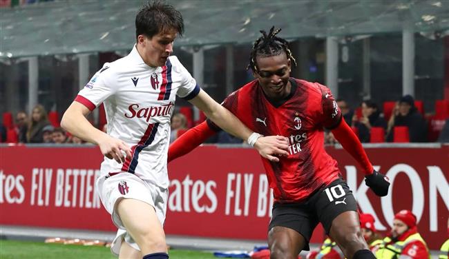ميلان يتعادل مع بولونيا  2-2 في الدوري الإيطالي