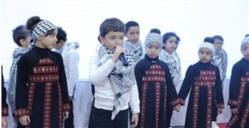  "أنا فلسطين.. فلسطين الحرة.. يوم الشهيد".. عروض طلاب الأزهر بمعرض الكتاب