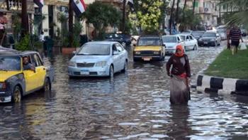   رفع حالة الطوارئ مع استمرار سقوط أمطار غزيرة على الإسكندرية