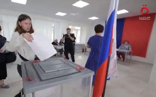"القاهرة الإخبارية" تعرض تقريرا عن الانتخابات الرئاسية الروسية