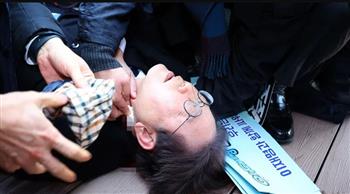   الرئيس الكوري الجنوبي يدين الاعتداء على زعيم المعارضة