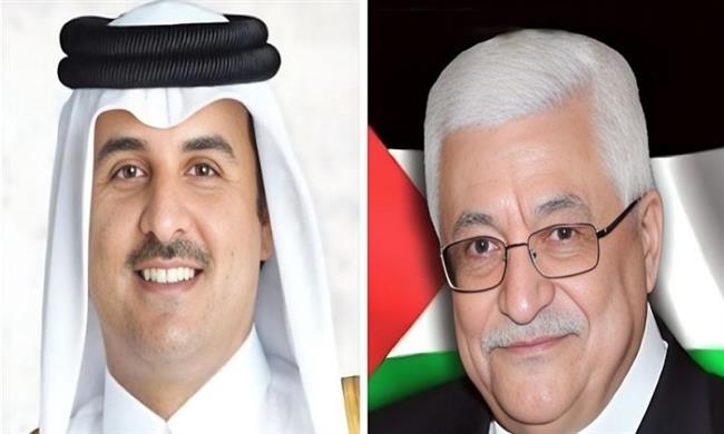 الرئيس الفلسطيني وأمير قطر يبحثان هاتفيا مستجدات الأوضاع في قطاع غزة