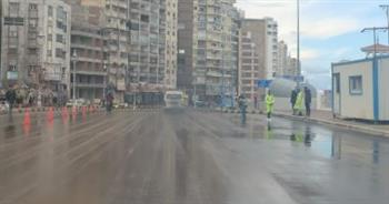   أمطار ثلجية تضرب الإسكندرية اليوم الأربعاء 