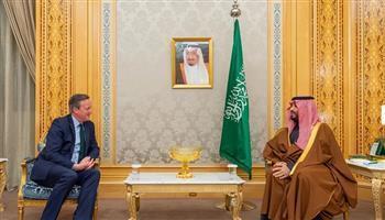 ولي العهد السعودي و وزير الخارجية البريطاني يبحثان المستجدات الإقليمية