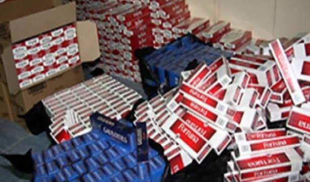 ضبط 55 ألف عبوة سجائر مهربة جمركياً ومجهولة المصدر بالإسكندرية
