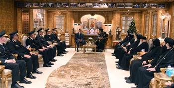 وزير الداخلية يهنئ قداسة البابا تواضروس بمناسبة الاحتفال بعيد القيامة