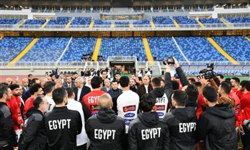   وزير الرياضة يصطحب أبطال مصر والعالم بالألعاب المختلفة لحضور تدريب الفراعنة