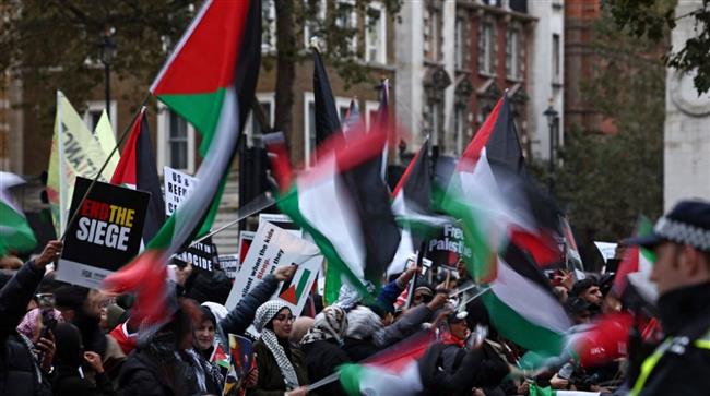 مظاهرات حاشدة في أنحاء أيرلندا تأييدا لفلسطين