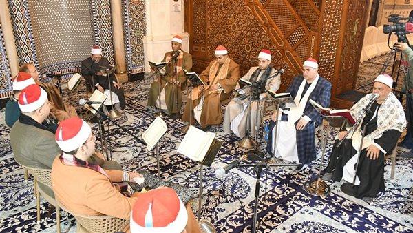 الأوقاف تعقد جلسة مقرأة كبار القراء المسجدية بالحسين