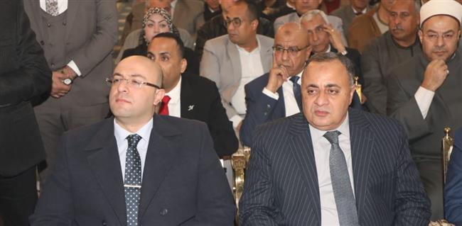 محافظ بني سويف والقيادات الأمنية والنواب يشهدون مراسم قداس عيد الميلاد المجيد يناير 2024