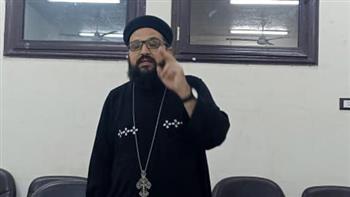   اسطفانوس سليمان: كنائس بني سويف تصلي من أجل اخواتنا الفلسطينيين