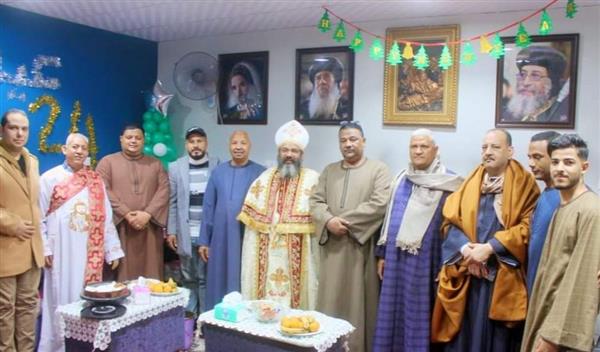 "الشعب الجمهورى" بـ قنا يهنئ الأقباط بعيد الميلاد المجيد