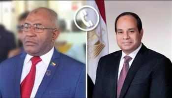 الرئيس السيسي يؤكد تقدير مصر لرئاسة جزر القمر للاتحاد الإفريقي
