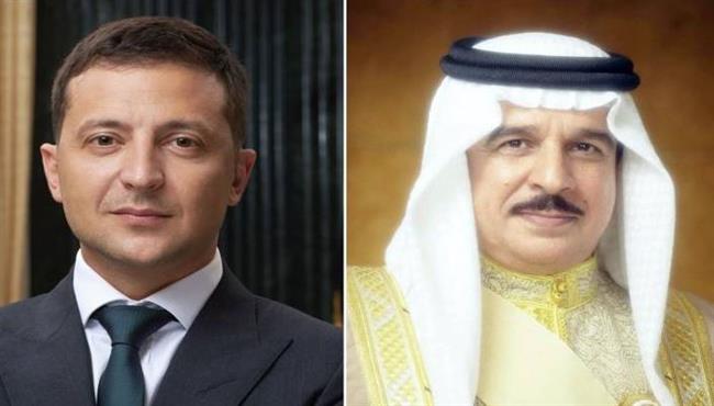 ملك البحرين والرئيس الأوكراني يبحثان هاتفيا تطورات الأوضاع في أوكرانيا
