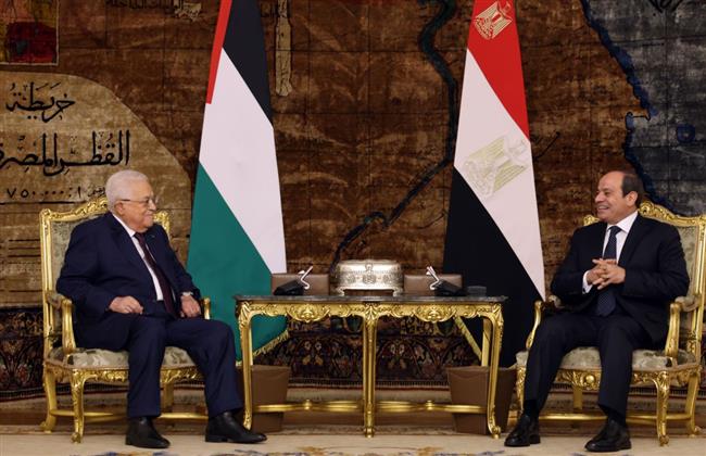 رفض التهجير ووقف عدوان الاحتلال.. تفاصيل مباحثات السيسي والرئيس الفلسطيني