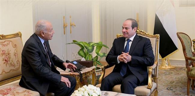 "أبو الغيط": تشرفت بلقاء الرئيس السيسي وهنأته بالولاية الرئاسية الجديدة