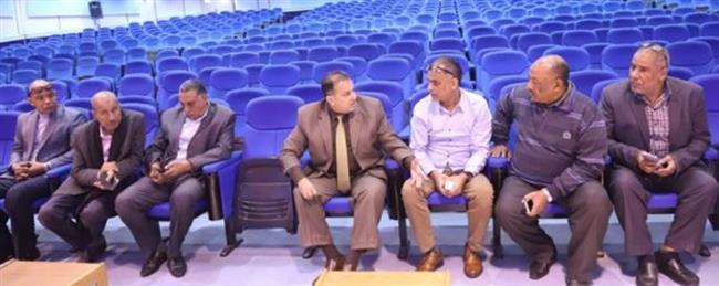 رئيس جامعة جنوب الوادي يتفقد قاعتي المؤتمرات الكبرى والعلاج الطبيعي