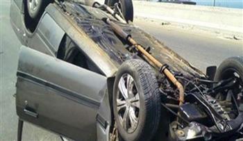   مصرع وإصابة 17 شخصا فى حادث انقلاب على الصحراوي الشرقي سيارة بالمنيا