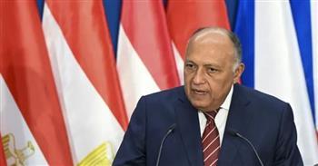 شكري: مصر ترفض كل إجراءات الضغط على الشعب الفلسطيني