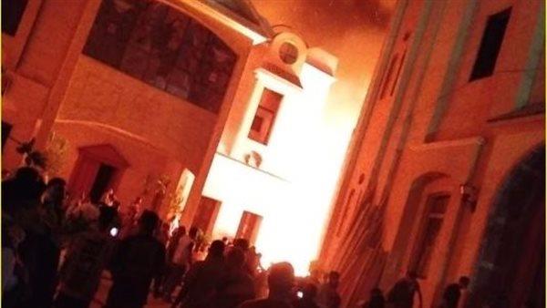 إخماد حريق داخل شقة سكنية في المطرية 