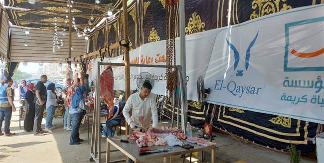 لليوم الـ 15 .. حياة كريمة تقيم منفذ بيع اللحوم والدواجن بحدائق الأهرام.. بالفيديو والصور 