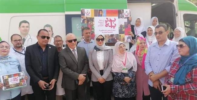 القليوبية ..الكشف على 1171 مواطنًا في قافلة طبية مجانية 